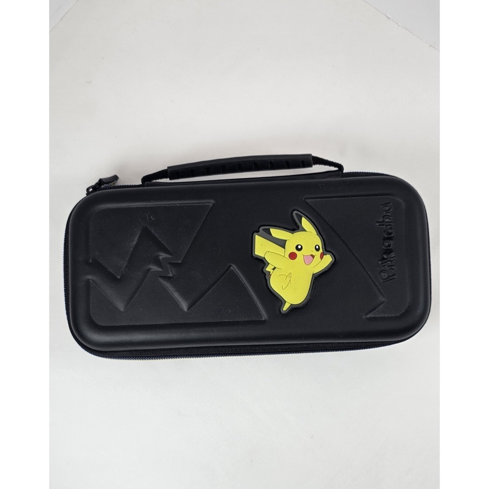 Nintendo Switch Pikachu Pokémon Carrying Case Hard Shell Travel Case Black